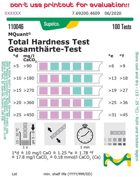 supelco total hardness test pdf